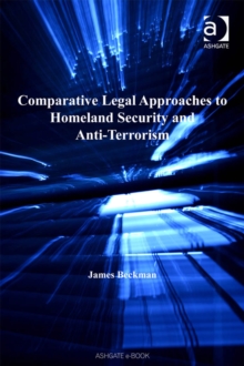 Image for Comparative legal approaches to homeland security and anti-terrorism