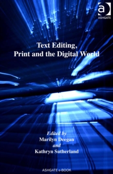 Image for Text editing, print and the digital world