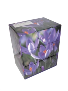 Image for Three-drawer Card Box 60 Gift Cards and Envelopes: Flower Style