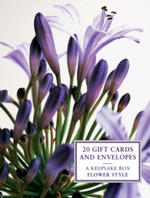 Tin Box of 20 Gift Cards and Envelopes: Flower Style