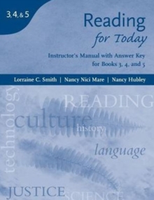 Image for Instructor's Manual for Reading for Today: Issues for Today/Concepts for Today/Topics for Today