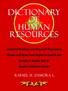 Image for Dictionary of Human Resources
