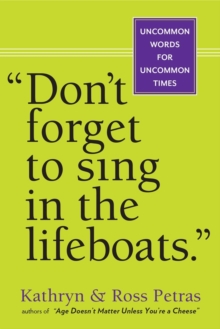 Image for Don't Forget To Sing In The Lifeboats (U.S edition)