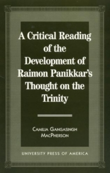 Image for A Critical Reading of the Development of Raimon Panikkar's Thought on the Trinity