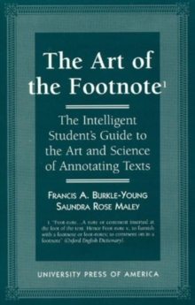 Image for The Art of the Footnote
