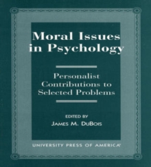 Moral Issues in Psychology