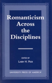 Image for Romanticism Across the Disciplines