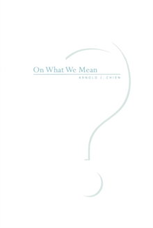Image for On What We Mean