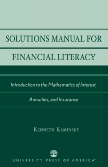 Solutions Manual for Financial Literacy
