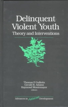 Image for Delinquent violent youth  : theory and interventions