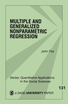 Image for Multiple and Generalized Nonparametric Regression