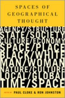 Image for Spaces of Geographical Thought