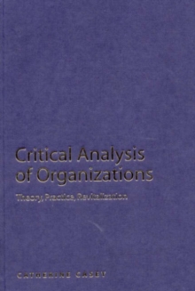 Critical Analysis of Organizations