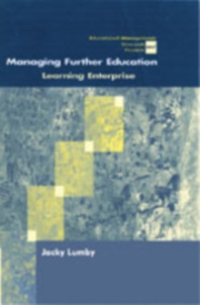 Image for Managing further education  : learning enterprise