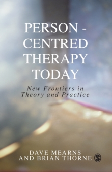 Image for Person-centred therapy today  : new frontiers in theory and practice