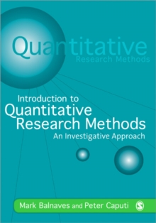 Image for Introduction to quantitative research methods  : an investigative approach