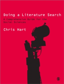 Image for Doing a literature search  : a comprehensive guide for the social sciences