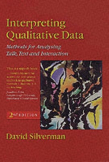Image for Interpreting qualitative data  : methods for analysing talk, text and interaction