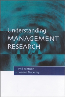 Image for Understanding Management Research