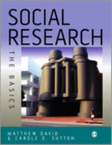 Image for Social research  : the basics
