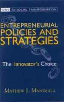 Image for Entrepreneurial policies and strategies  : the innovator's choice
