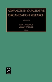 Image for Advances in qualitative organization researchVol. 4