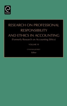 Image for Research on professional responsibility and ethics in accountingVol. 10