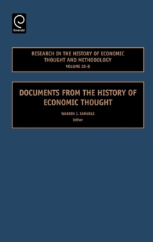 Image for Documents from the history of economic thought