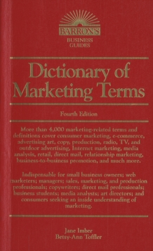 Image for Dictionary of Marketing Terms