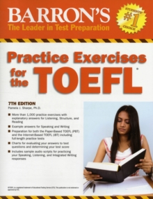Image for Barron's practice exercises for the TOEFL  : test of English as a foreign language