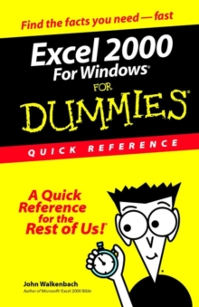 Image for Excel 2000 for Windows for dummies  : quick reference