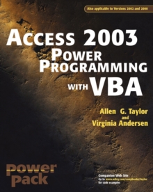 Image for Access Power Programming with VBA