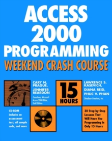 Image for Access 2000 Programming Weekend Crash Course
