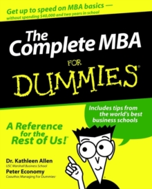 Image for The complete MBA for dummies