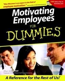 Image for Motivating employees for dummies
