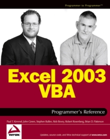 Image for Excel 2003 VBA Programmer's Reference