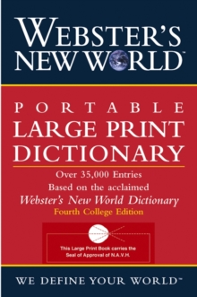 Image for Webster's New World Portable Large Print Dictionary, Second