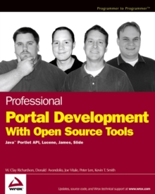 Image for Professional portal development with open source tools: Java Portlet API, Lucene, James, Slide