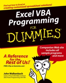 Image for Excel VBA programming for dummies
