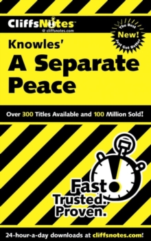 Image for CliffsNotes on Knowles' A Separate Peace