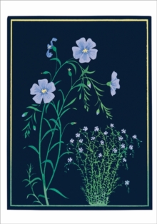 KATE KRASIN BLUE FLAX SMALL BOXED CARDS