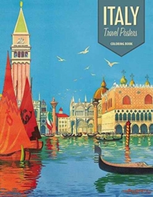 Italy Travel Posters Colouring Book