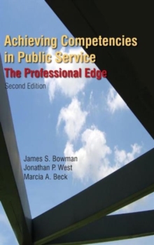 Image for Achieving Competencies in Public Service: The Professional Edge