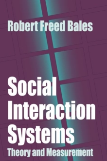 Image for Social Interaction Systems : Theory and Measurement