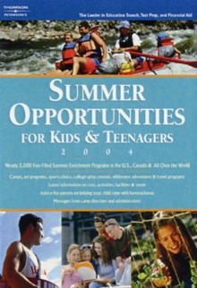 Image for Summer opportunities for kids and teenagers 2004
