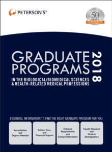 Image for Graduate programs in the biological/biomedical sciences & health-related medical professions 2018