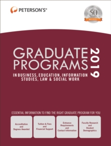 Image for Graduate Programs in Business, Education, Information Studies, Law & Social Work 2019 (Grad 6)