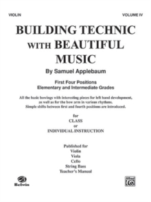 Image for Building Technic With Beautiful Music, Book IV