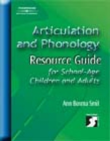 Image for Articulation and Phonology Resource Guide for School-Age Children and Adults