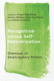 Image for Recognition versus Self-Determination